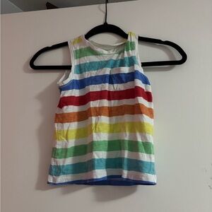 Primark Girls' Multicolor Rainbow Stripe Tank Top